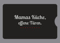 Display-Abdeckung passend für Thermomix TM6 – Mamas Küche, offene Türen. | mehrfarbig, Wunschfarbe möglich