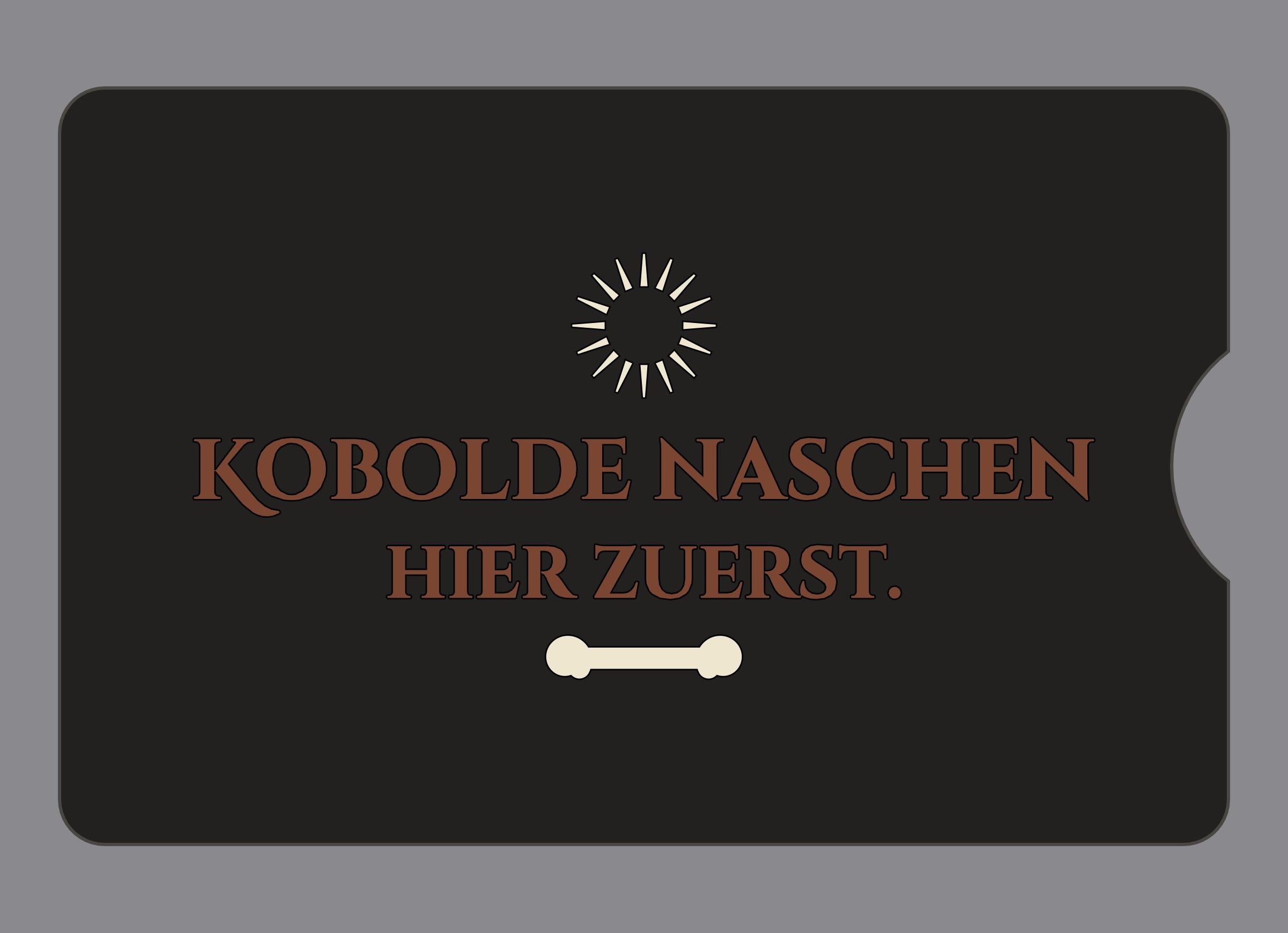 Display-Abdeckung passend für Thermomix TM6 – Kobolde naschen hier zuerst. | mehrfarbig, Wunschfarbe möglich