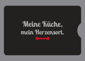 Display-Abdeckung passend für Thermomix TM6 – Meine Küche, mein Herzensort. | mehrfarbig, Wunschfarbe möglich