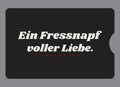 Display-Abdeckung passend für Thermomix TM6 – Ein Fressnapf voller Liebe. | mehrfarbig, Wunschfarbe möglich