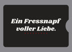 Display-Abdeckung passend für Thermomix TM6 – Ein Fressnapf voller Liebe. | mehrfarbig, Wunschfarbe möglich