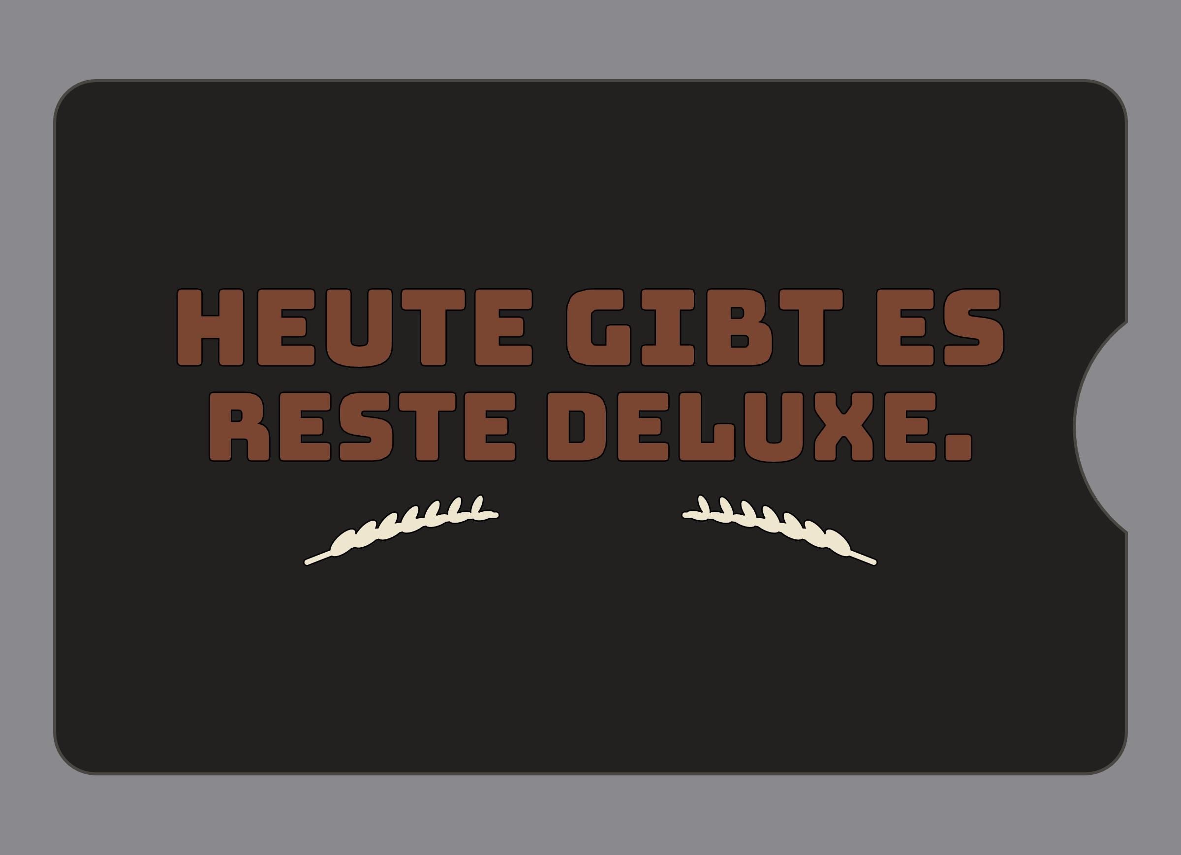 Display-Abdeckung passend für Thermomix TM6 – Heute gibt es Reste deluxe. | mehrfarbig, Wunschfarbe möglich