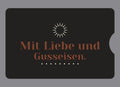 Display-Abdeckung passend für Thermomix TM6 – Mit Liebe und Gusseisen. | mehrfarbig, Wunschfarbe möglich