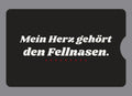 Display-Abdeckung passend für Thermomix TM6 – Mein Herz gehört den Fellnasen. | mehrfarbig, Wunschfarbe möglich
