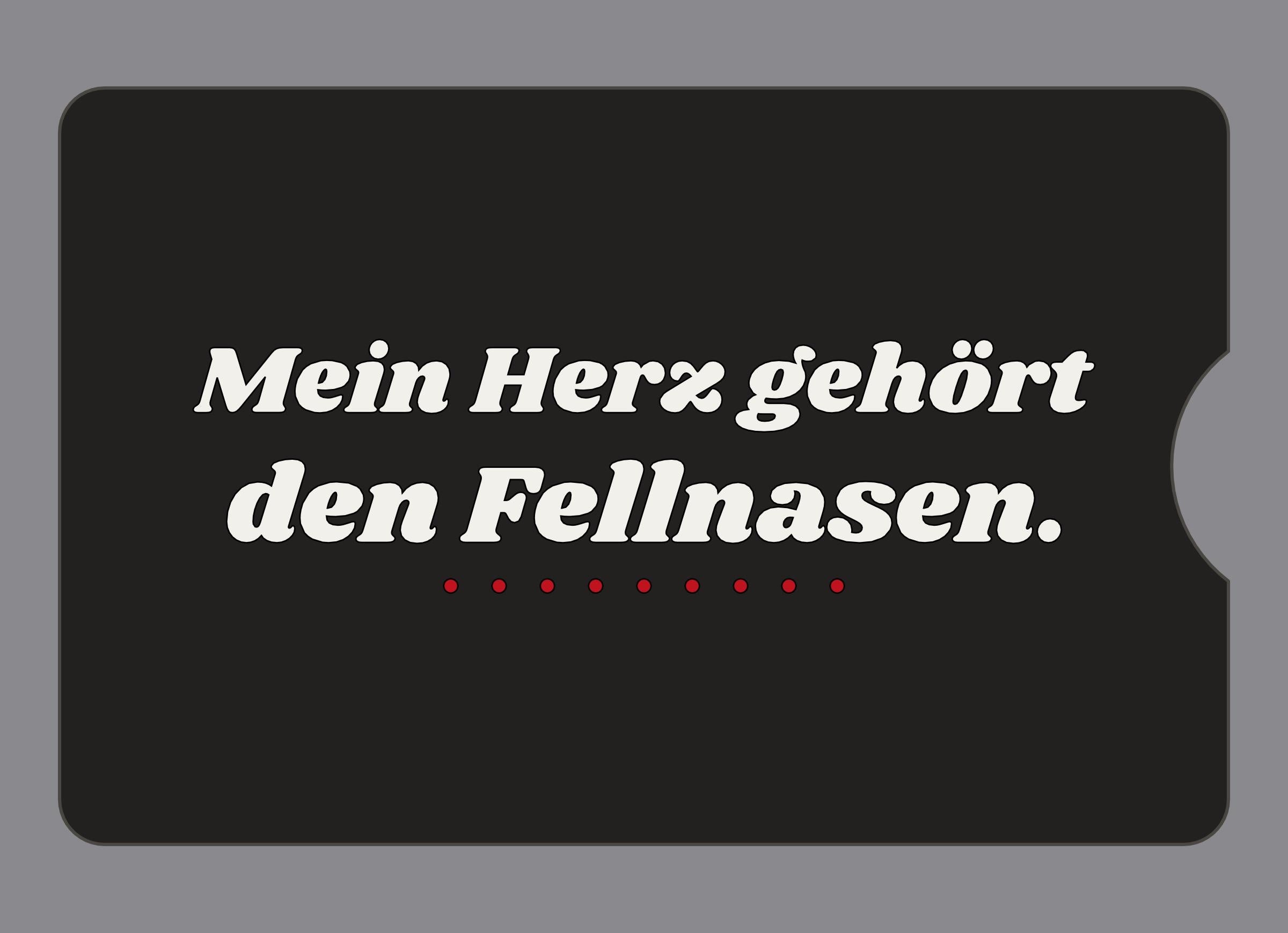 Display-Abdeckung passend für Thermomix TM6 – Mein Herz gehört den Fellnasen. | mehrfarbig, Wunschfarbe möglich