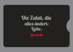 Display-Abdeckung passend für Thermomix TM6 – Die Zutat, die alles ändert: Liebe. | mehrfarbig, Wunschfarbe möglich
