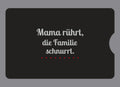 Display-Abdeckung passend für Thermomix TM6 – Mama rührt, die Familie schnurrt. | mehrfarbig, Wunschfarbe möglich