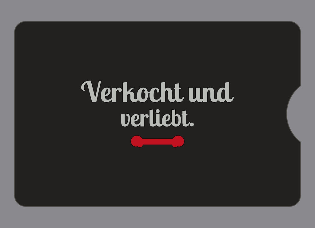Display-Abdeckung passend für Thermomix TM6 – Verkocht und verliebt. | mehrfarbig, Wunschfarbe möglich
