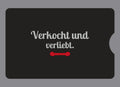 Display-Abdeckung passend für Thermomix TM6 – Verkocht und verliebt. | mehrfarbig, Wunschfarbe möglich