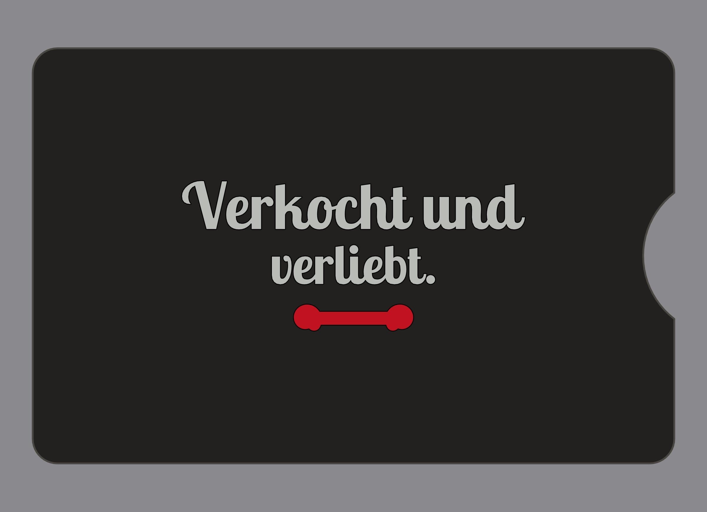 Display-Abdeckung passend für Thermomix TM6 – Verkocht und verliebt. | mehrfarbig, Wunschfarbe möglich
