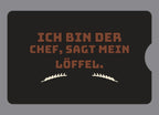 Display-Abdeckung passend für Thermomix TM6 – Ich bin der Chef, sagt mein Löffel. | mehrfarbig, Wunschfarbe möglich