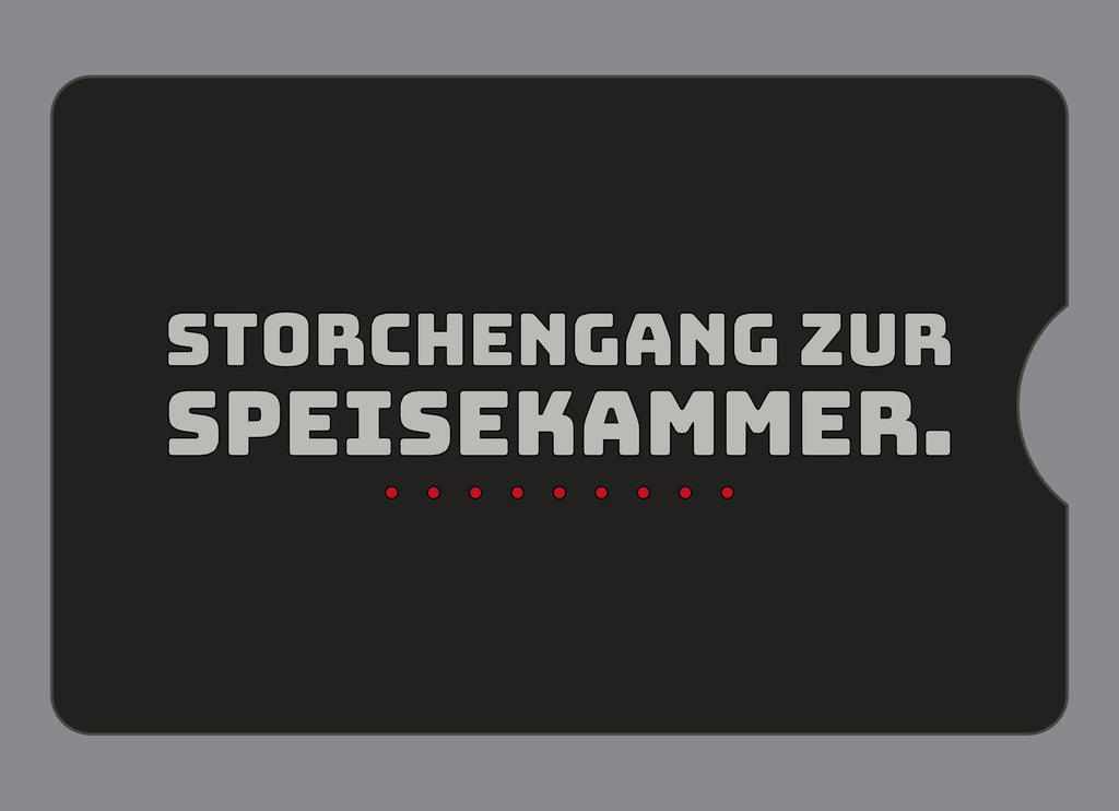 Display-Abdeckung passend für Thermomix TM6 – Storchengang zur Speisekammer. | mehrfarbig, Wunschfarbe möglich