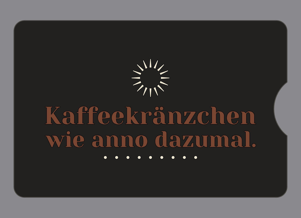 Display-Abdeckung passend für Thermomix TM6 – Kaffeekränzchen wie anno dazumal. | mehrfarbig, Wunschfarbe möglich