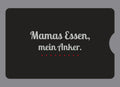 Display-Abdeckung passend für Thermomix TM6 – Mamas Essen, mein Anker. | mehrfarbig, Wunschfarbe möglich
