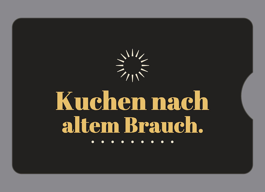 Display-Abdeckung passend für Thermomix TM6 – Kuchen nach altem Brauch. | mehrfarbig, Wunschfarbe möglich
