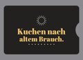 Display-Abdeckung passend für Thermomix TM6 – Kuchen nach altem Brauch. | mehrfarbig, Wunschfarbe möglich
