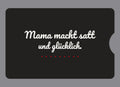 Display-Abdeckung passend für Thermomix TM6 – Mama macht satt und glücklich. | mehrfarbig, Wunschfarbe möglich