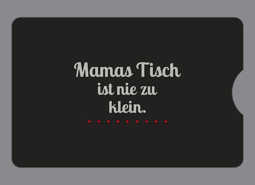 Display-Abdeckung passend für Thermomix TM6 – Mamas Tisch ist nie zu klein. | mehrfarbig, Wunschfarbe möglich