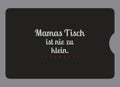 Display-Abdeckung passend für Thermomix TM6 – Mamas Tisch ist nie zu klein. | mehrfarbig, Wunschfarbe möglich