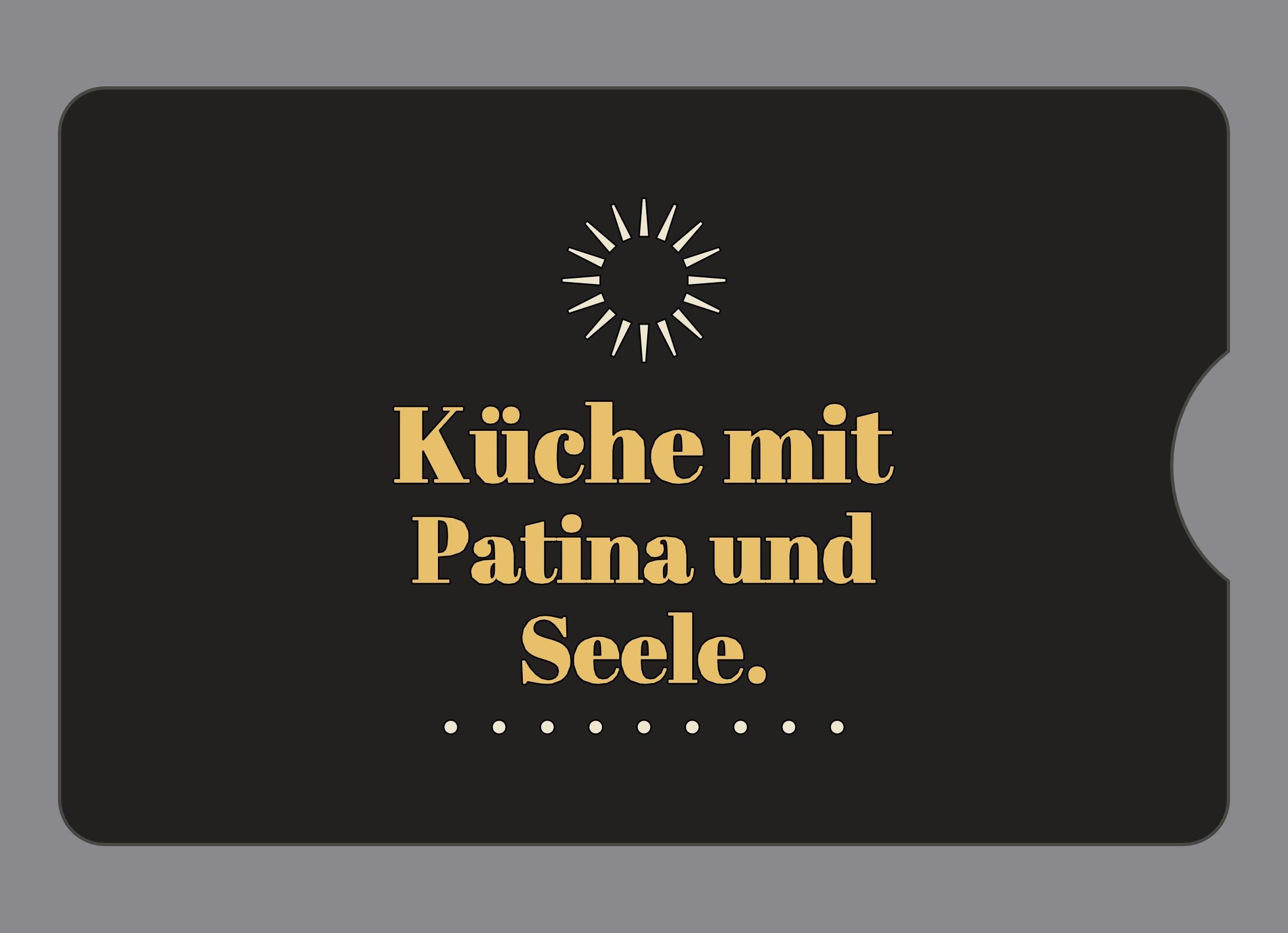 Display-Abdeckung passend für Thermomix TM6 – Küche mit Patina und Seele. | mehrfarbig, Wunschfarbe möglich