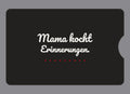Display-Abdeckung passend für Thermomix TM6 – Mama kocht Erinnerungen. | mehrfarbig, Wunschfarbe möglich