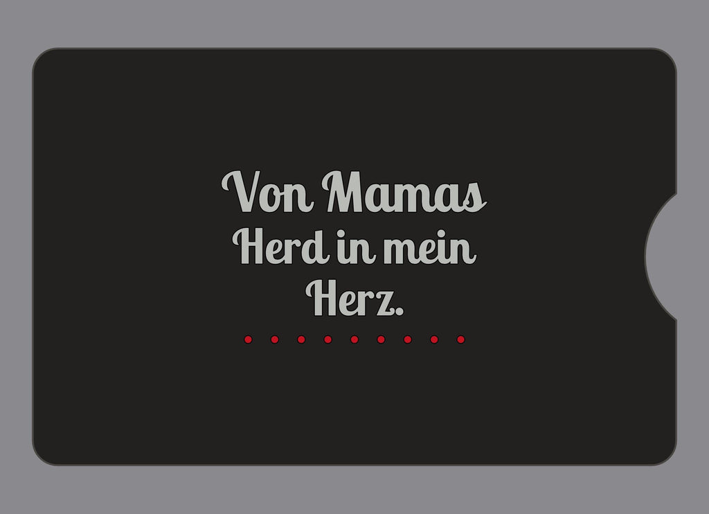 Display-Abdeckung passend für Thermomix TM6 – Von Mamas Herd in mein Herz. | mehrfarbig, Wunschfarbe möglich