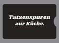 Display-Abdeckung passend für Thermomix TM6 – Tatzenspuren zur Küche. | mehrfarbig, Wunschfarbe möglich