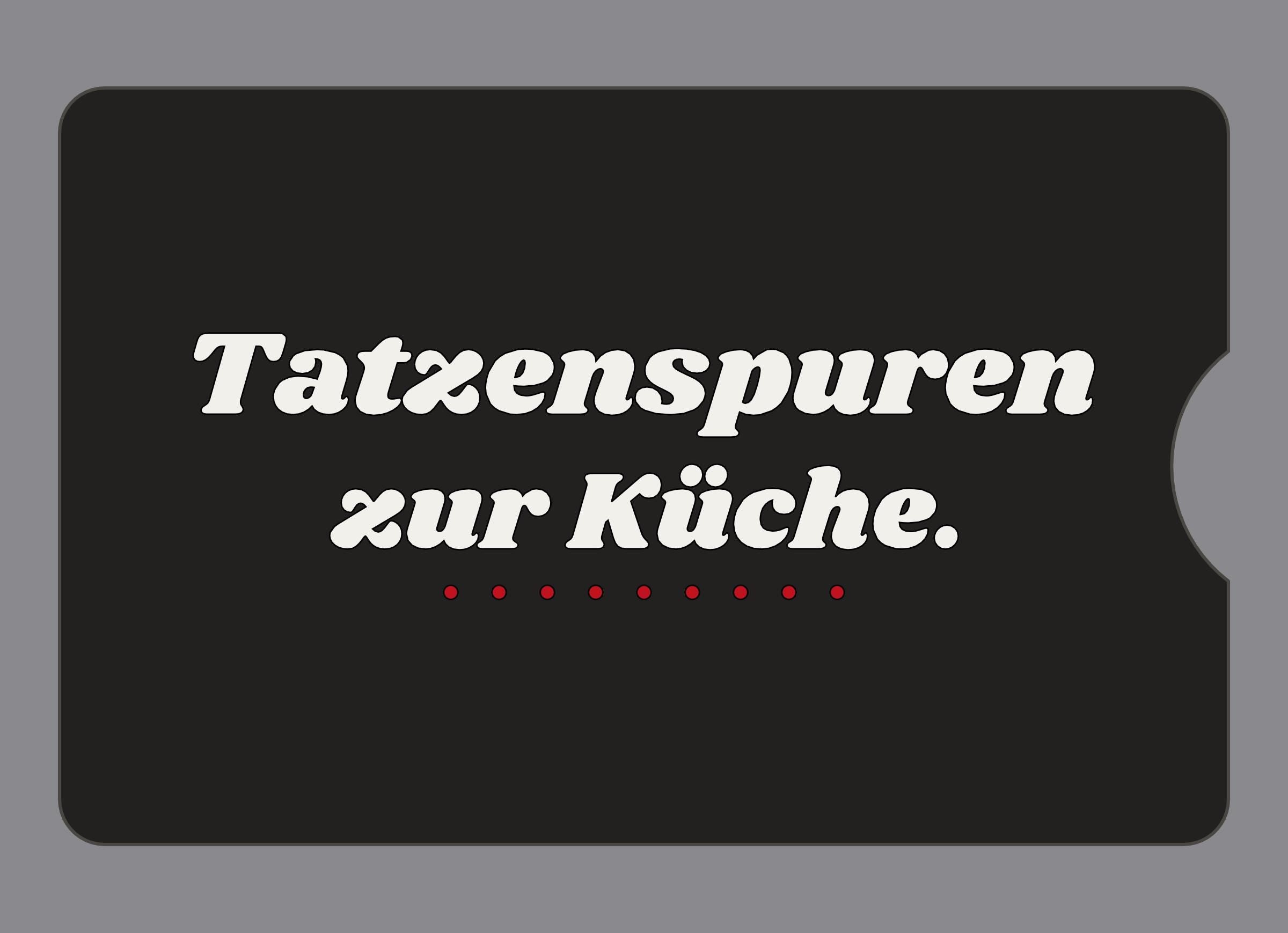 Display-Abdeckung passend für Thermomix TM6 – Tatzenspuren zur Küche. | mehrfarbig, Wunschfarbe möglich