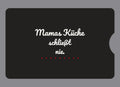 Display-Abdeckung passend für Thermomix TM6 – Mamas Küche schließt nie. | mehrfarbig, Wunschfarbe möglich
