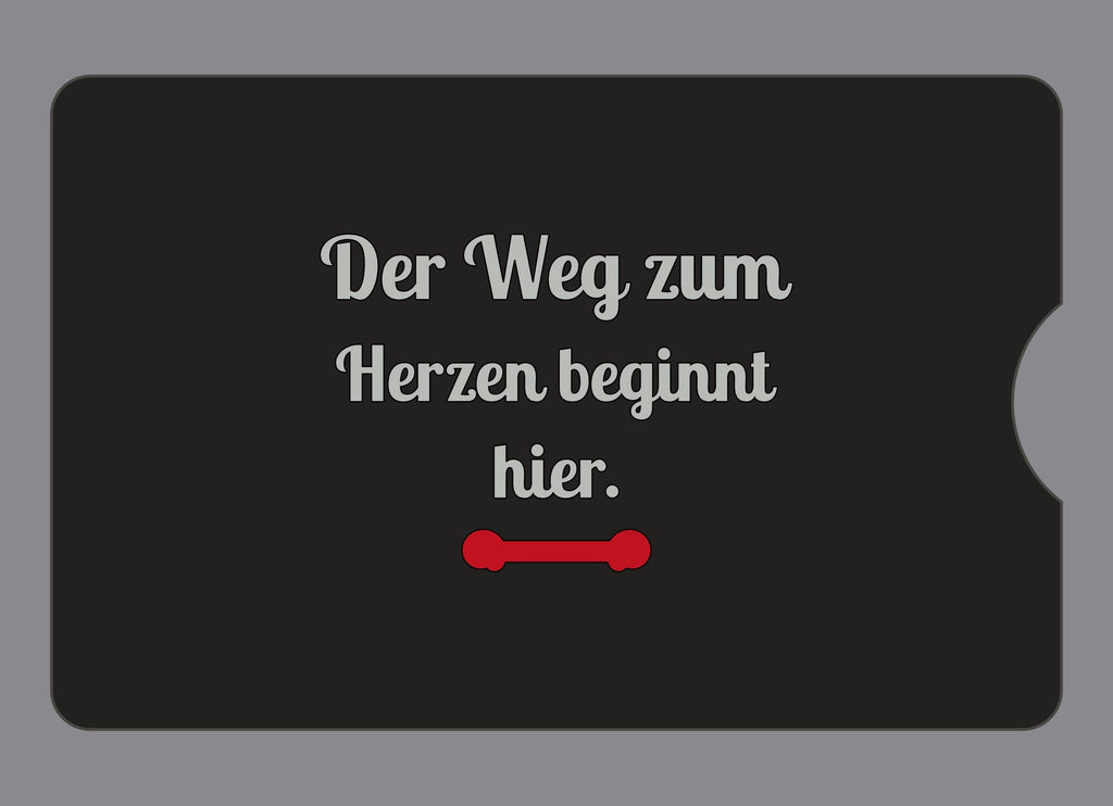 Display-Abdeckung passend für Thermomix TM6 – Der Weg zum Herzen beginnt hier. | mehrfarbig, Wunschfarbe möglich