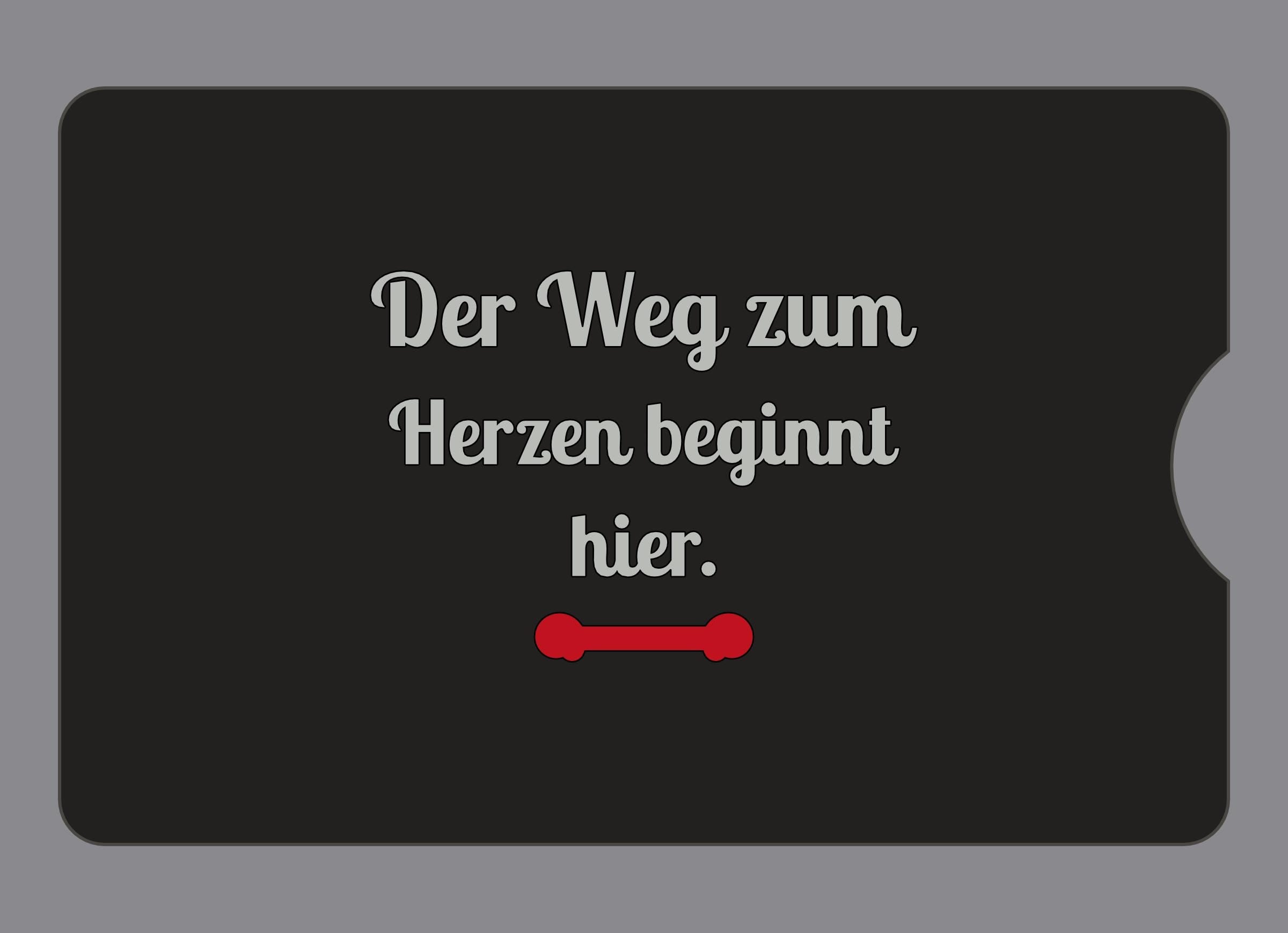 Display-Abdeckung passend für Thermomix TM6 – Der Weg zum Herzen beginnt hier. | mehrfarbig, Wunschfarbe möglich