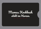 Display-Abdeckung passend für Thermomix TM6 – Mamas Kochbuch steht im Herzen. | mehrfarbig, Wunschfarbe möglich