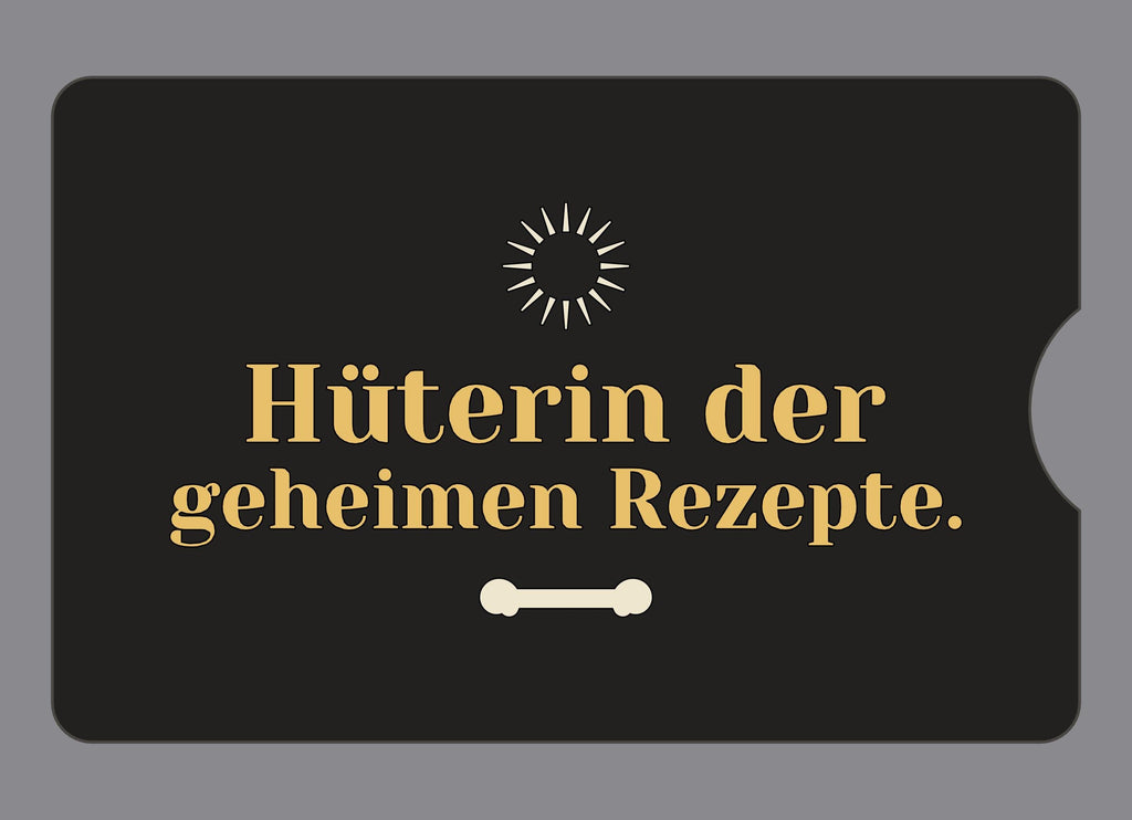 Display-Abdeckung passend für Thermomix TM6 – Hüterin der geheimen Rezepte. | mehrfarbig, Wunschfarbe möglich