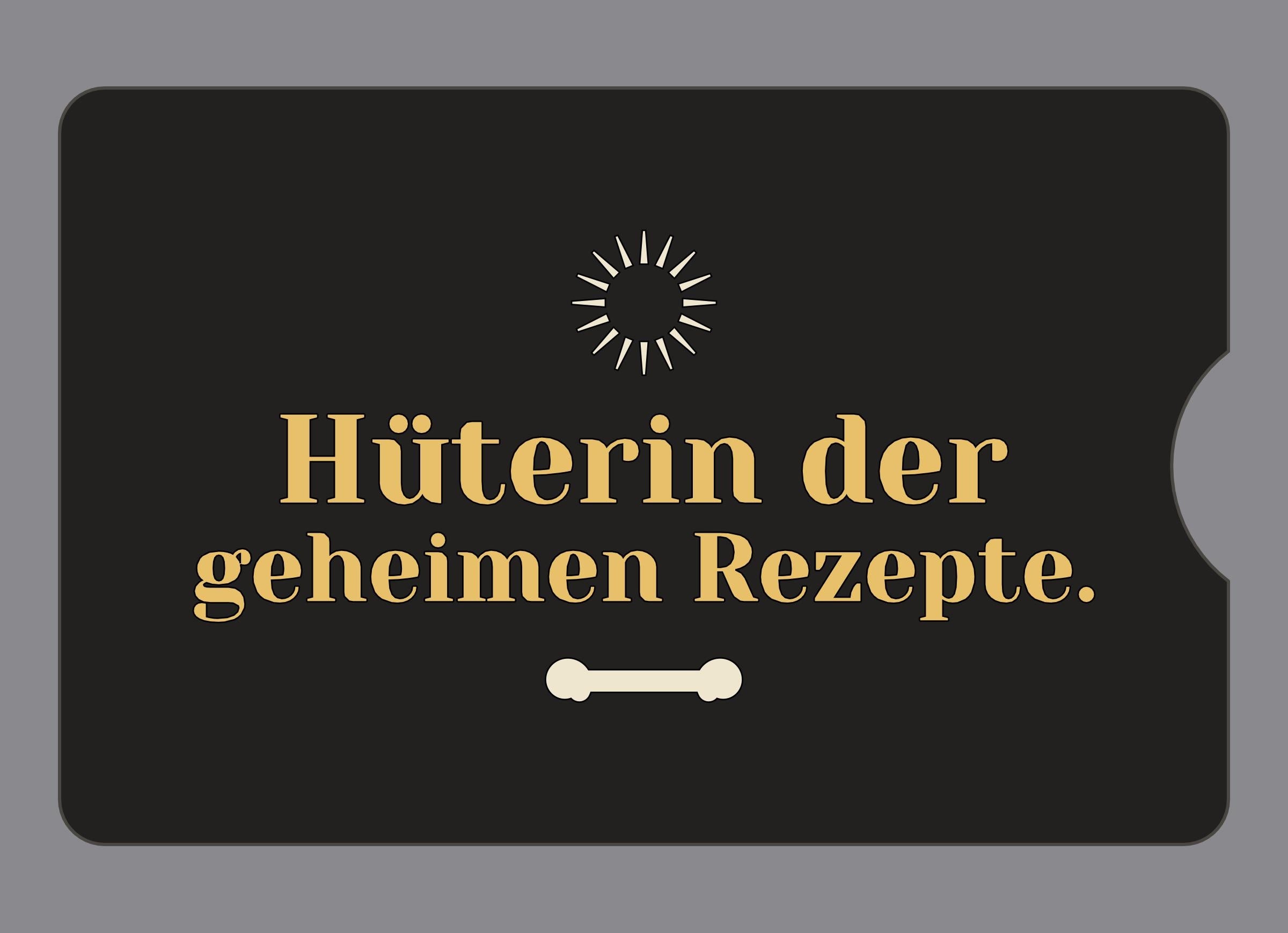 Display-Abdeckung passend für Thermomix TM6 – Hüterin der geheimen Rezepte. | mehrfarbig, Wunschfarbe möglich