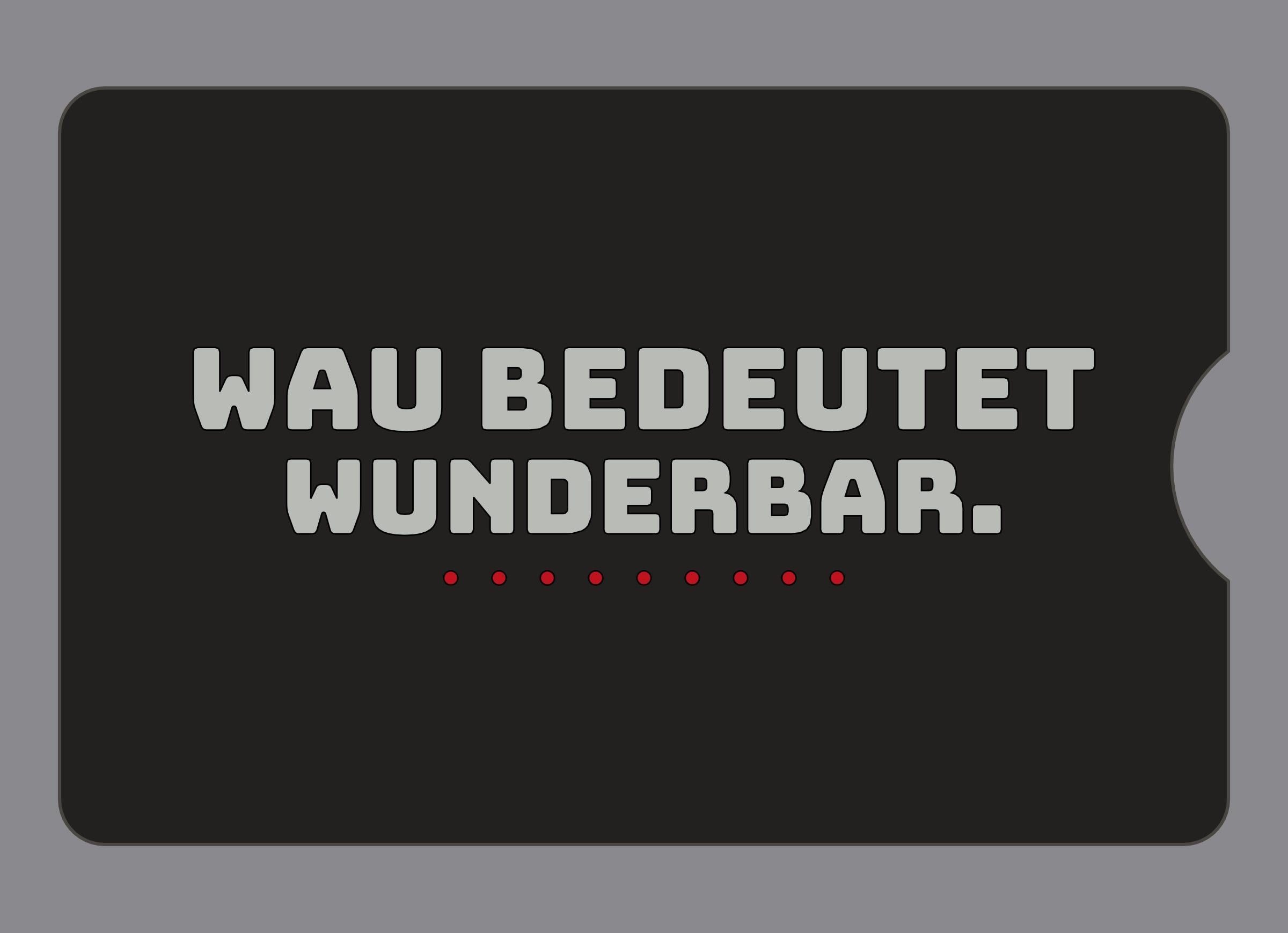 Display-Abdeckung passend für Thermomix TM6 – Wau bedeutet wunderbar. | mehrfarbig, Wunschfarbe möglich