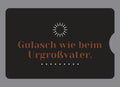 Display-Abdeckung passend für Thermomix TM6 – Gulasch wie beim Urgroßvater. | mehrfarbig, Wunschfarbe möglich