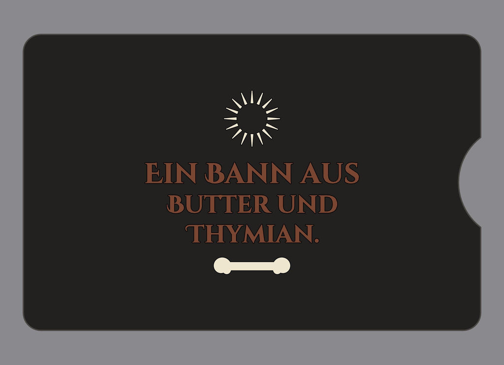 Display-Abdeckung passend für Thermomix TM6 – Ein Bann aus Butter und Thymian. | mehrfarbig, Wunschfarbe möglich