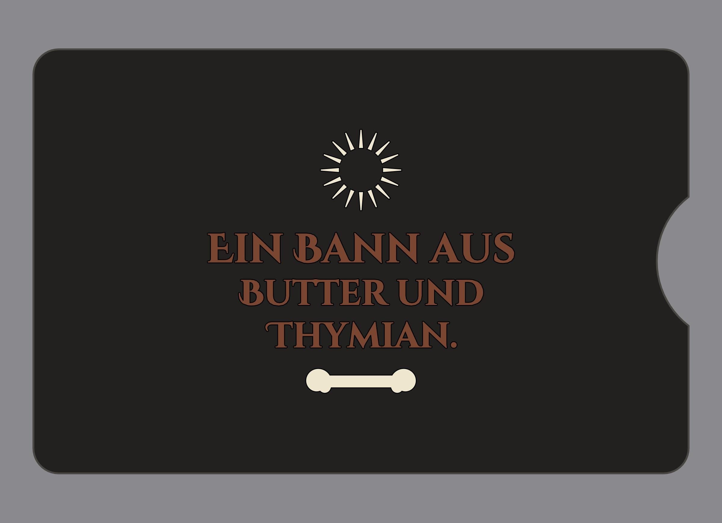 Display-Abdeckung passend für Thermomix TM6 – Ein Bann aus Butter und Thymian. | mehrfarbig, Wunschfarbe möglich