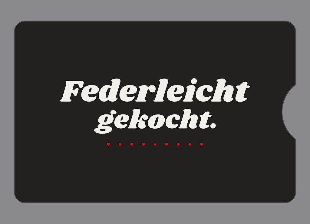 Display-Abdeckung passend für Thermomix TM6 – Federleicht gekocht. | mehrfarbig, Wunschfarbe möglich