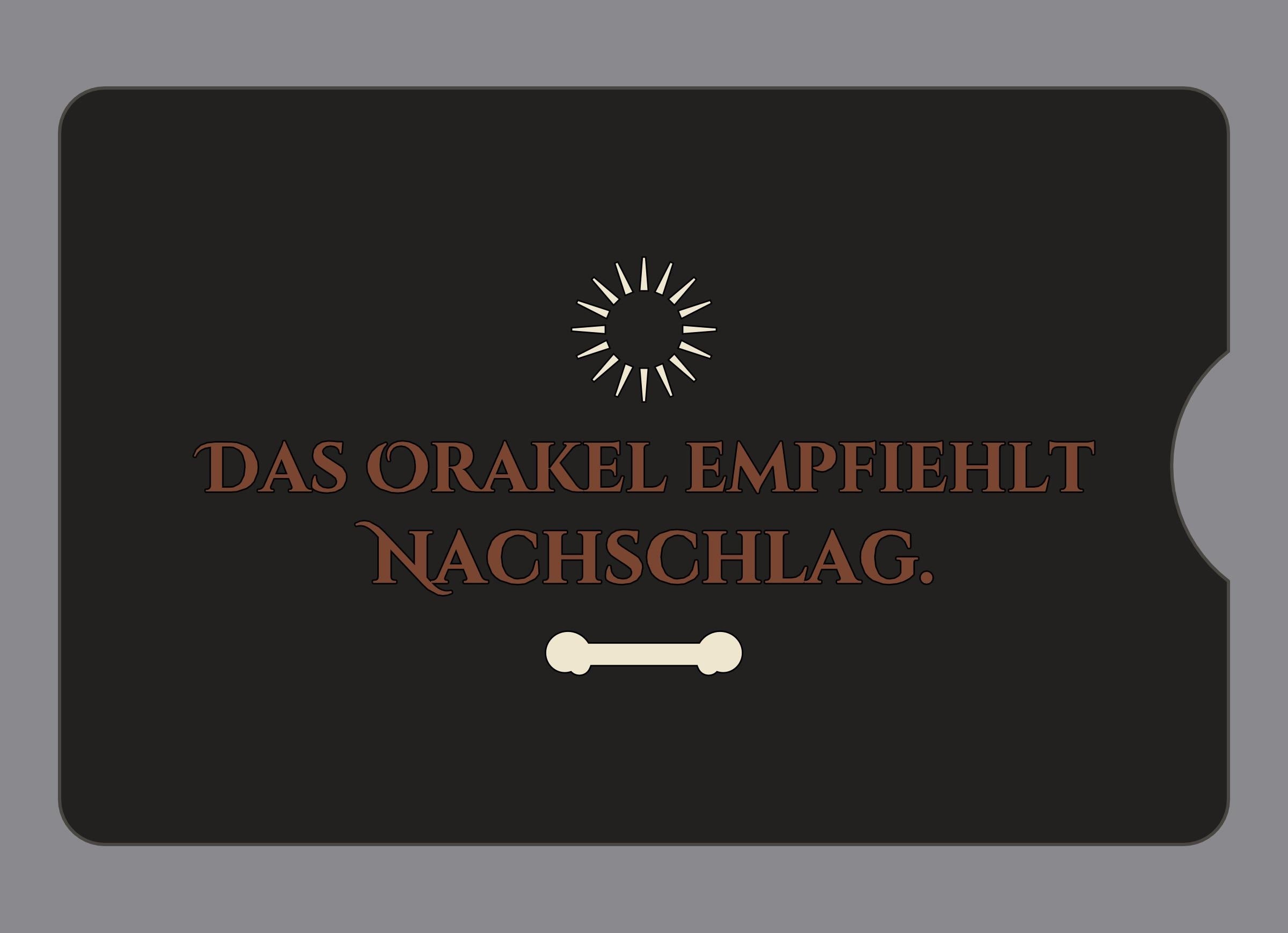 Display-Abdeckung passend für Thermomix TM6 – Das Orakel empfiehlt Nachschlag. | mehrfarbig, Wunschfarbe möglich