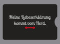 Display-Abdeckung passend für Thermomix TM6 – Meine Liebeserklärung kommt vom Herd. | mehrfarbig, Wunschfarbe möglich