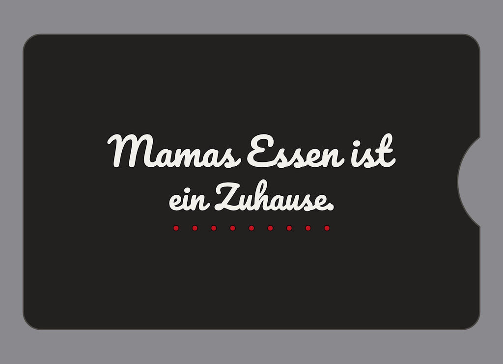 Display-Abdeckung passend für Thermomix TM6 – Mamas Essen ist ein Zuhause. | mehrfarbig, Wunschfarbe möglich