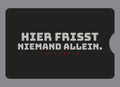 Display-Abdeckung passend für Thermomix TM6 – Hier frisst niemand allein. | mehrfarbig, Wunschfarbe möglich