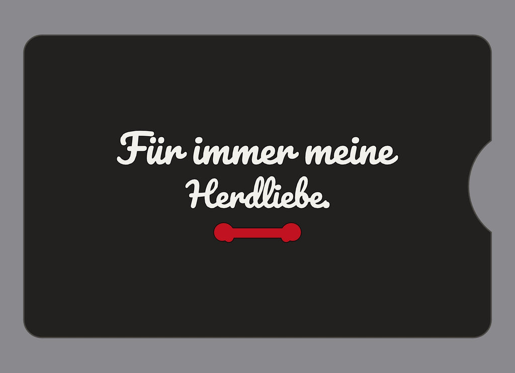 Display-Abdeckung passend für Thermomix TM6 – Für immer meine Herdliebe. | mehrfarbig, Wunschfarbe möglich