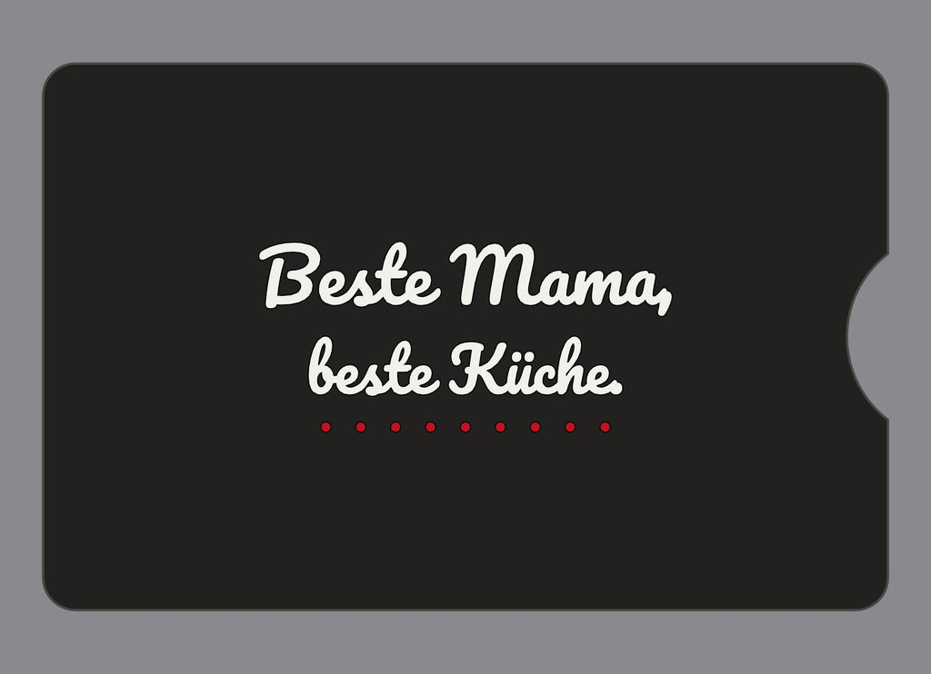 Display-Abdeckung passend für Thermomix TM6 – Beste Mama, beste Küche. | mehrfarbig, Wunschfarbe möglich