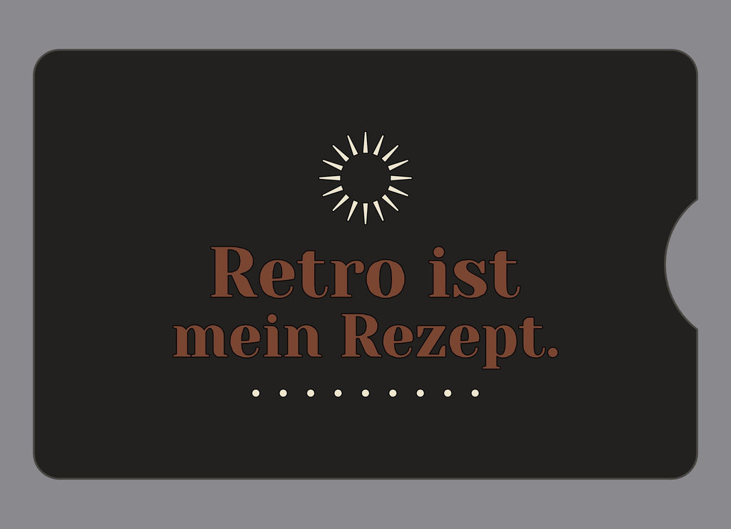 Display-Abdeckung passend für Thermomix TM6 – Retro ist mein Rezept. | mehrfarbig, Wunschfarbe möglich