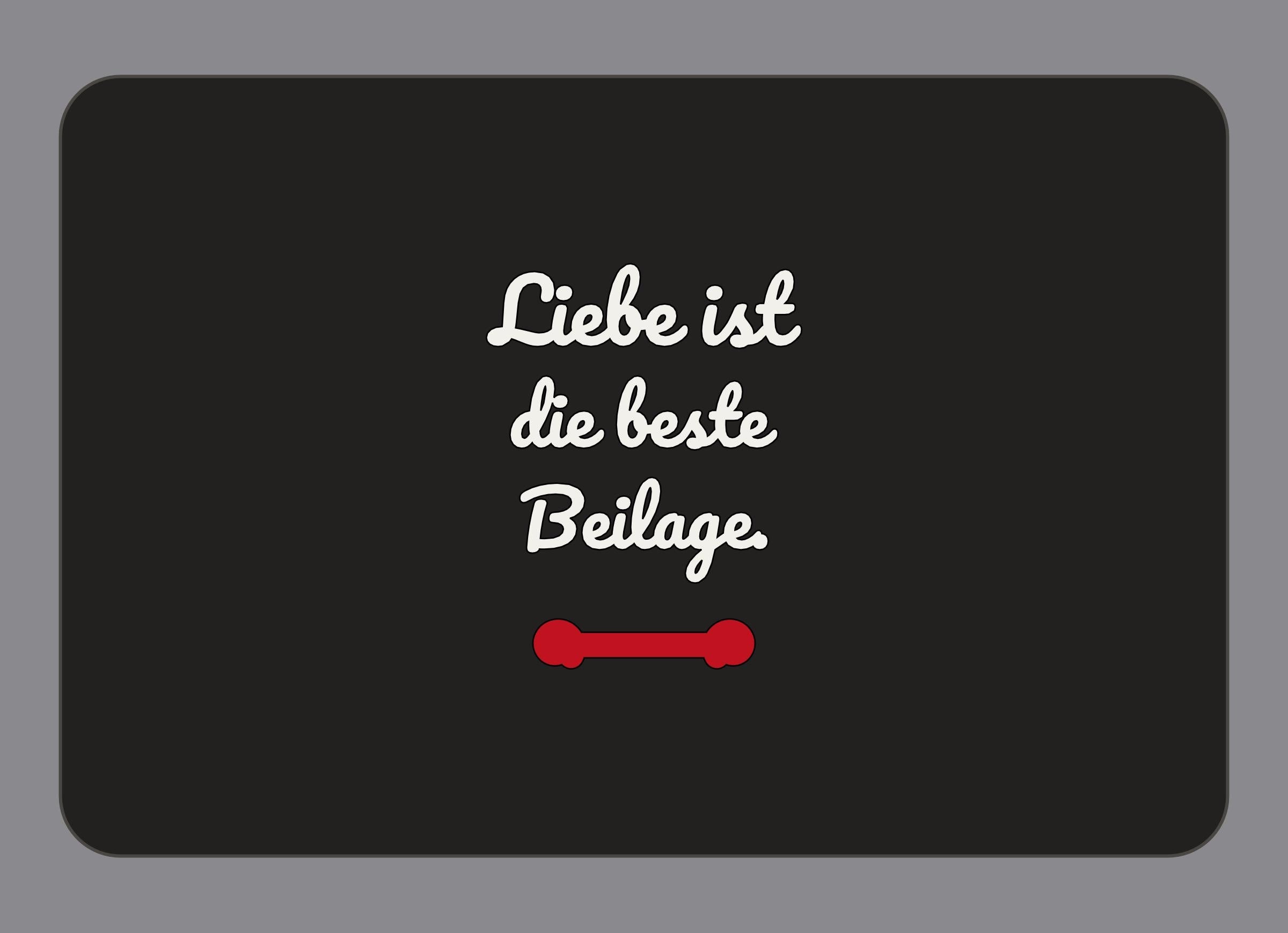 Display-Abdeckung passend für Thermomix TM7 – Liebe ist die beste Beilage. | mehrfarbig, Wunschfarbe möglich