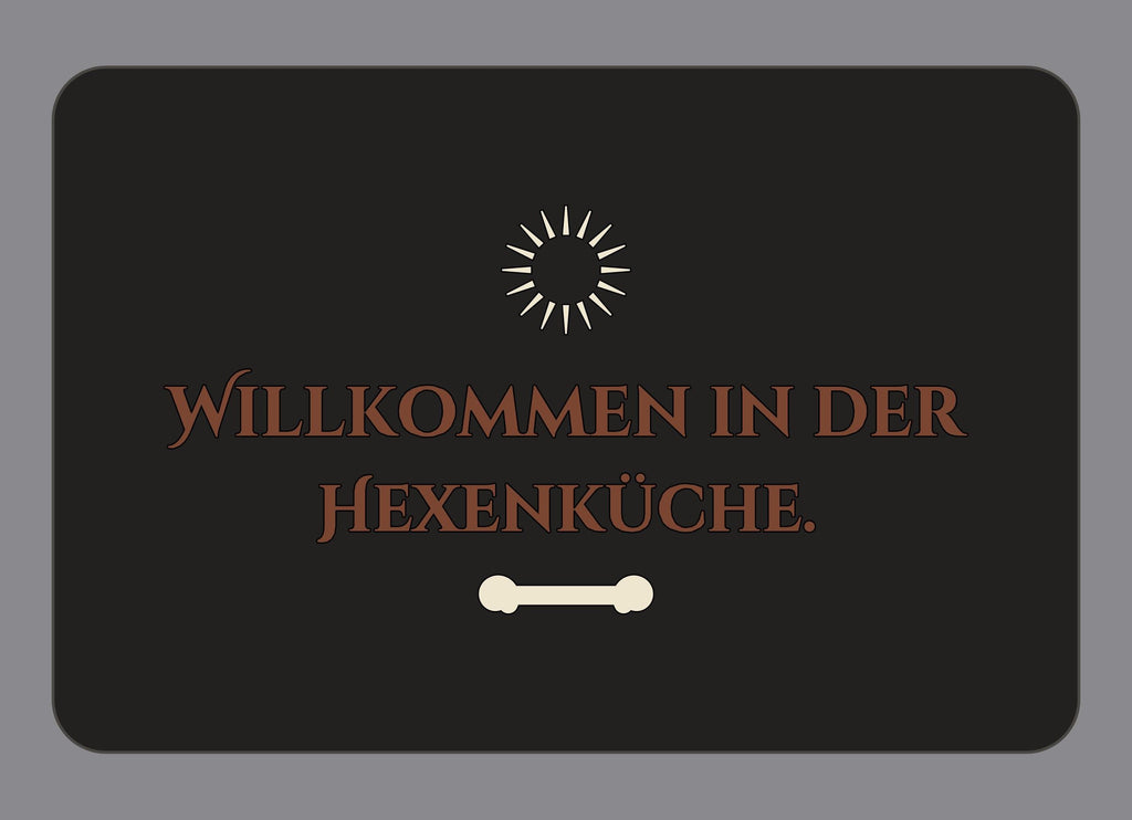 Display-Abdeckung passend für Thermomix TM7 – Willkommen in der Hexenküche. | mehrfarbig, Wunschfarbe möglich
