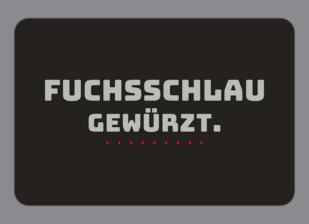 Display-Abdeckung passend für Thermomix TM7 – Fuchsschlau gewürzt. | mehrfarbig, Wunschfarbe möglich