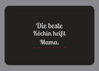 Display-Abdeckung passend für Thermomix TM7 – Die beste Köchin heißt Mama. | mehrfarbig, Wunschfarbe möglich